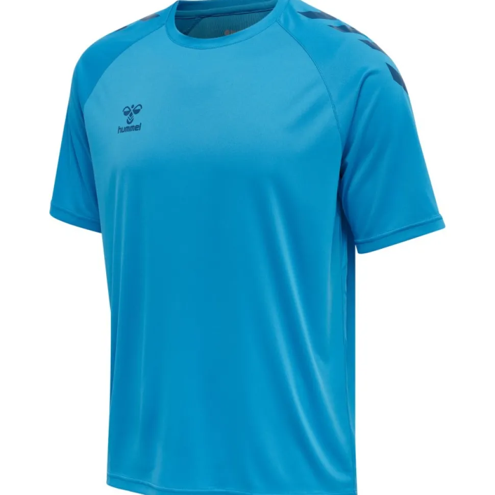 Hummel Hmlcore XK Core Poly T-Shirt S/S blue danube