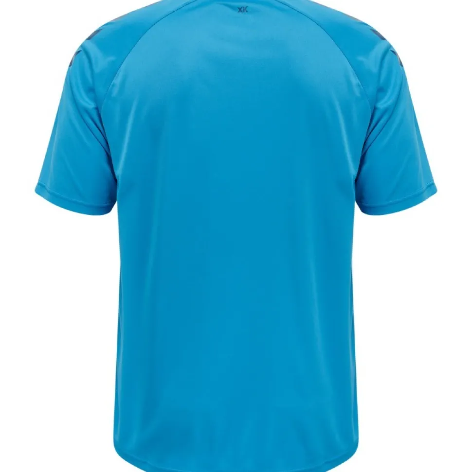 Hummel Hmlcore XK Core Poly T-Shirt S/S blue danube