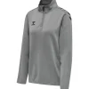 Hummel Hmlcore XK Half Zip Sweat Woman grey melange