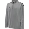 Hummel Hmlcore XK Half Zip Poly Sweat Kids grey melange
