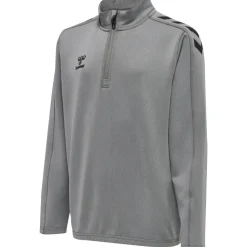 Hummel Hmlcore XK Half Zip Poly Sweat Kids grey melange