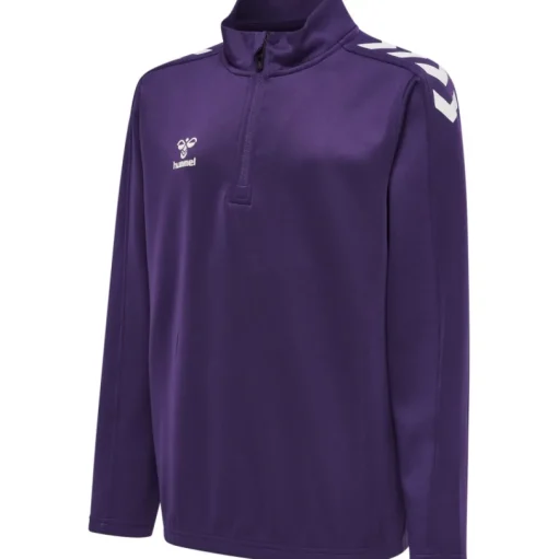 Hummel Hmlcore XK Half Zip Poly Sweat Kids acai/white