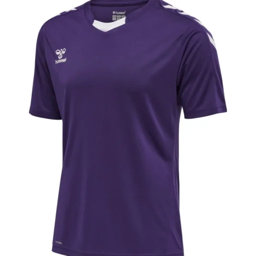 Hummel Hmlcore XK Poly Jersey S/S acai/white