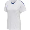 Hummel Hmlcore XK Poly Jersey S/S Woman white/true blue