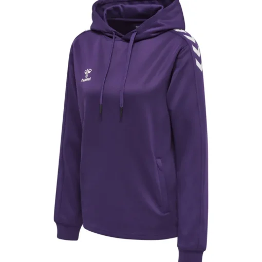 Hummel Hmlcore XK Poly Sweat Hoodie Woman acai/white