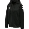 Hummel Hmlcore XK Poly Zip Hood Sweat Woma black