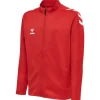 Hummel Hmlcore XK Poly Zip Sweat Kids true red