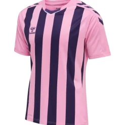 Hummel Hmlcore XK Striped Jersey S/S cotton candy/acai