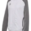 Hummel hmlLEAD 2.0 WOVEN JACKET WOMAN white/steel gray