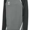 Hummel hmlLEAD 2.0 CREW SWEAT KIDS steel gray/asphalt