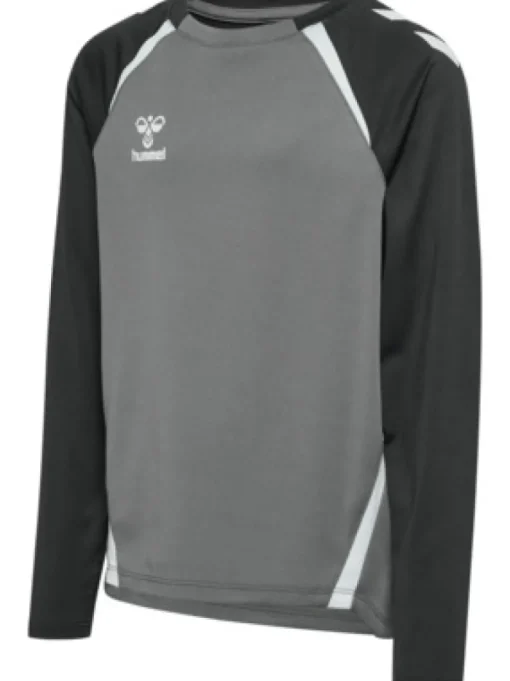 Hummel hmlLEAD 2.0 CREW SWEAT KIDS steel gray/asphalt