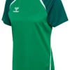 Hummel hmlLEAD 2.0 JERSEY S/S WOMAN jelly bean/evergreen