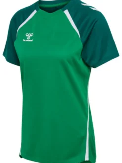 Hummel hmlLEAD 2.0 JERSEY S/S WOMAN jelly bean/evergreen
