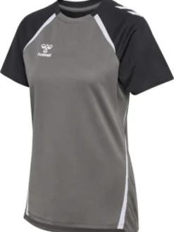 Hummel hmlLEAD 2.0 JERSEY S/S WOMAN steel gray/asphalt