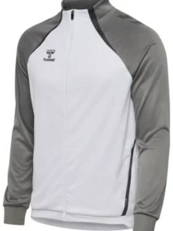 Hummel hmlLEAD 2.0 TRACK ZIP JACKET white/steel gray