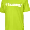 Hummel Hmllogo Jersey S/S Kids lime punch