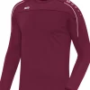 Jako Classico Sweat maroon