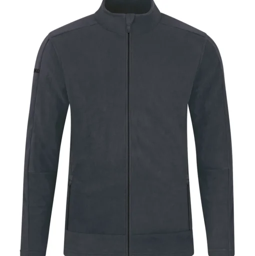 Jako Damen Fleecejacke grau-schwarz