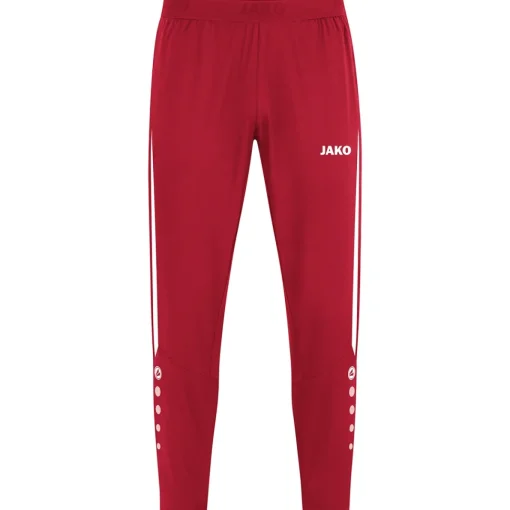 Jako Damen Freizeithose Power rot/weiß