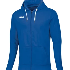 Jako Damen Kapuzenjacke Base blau