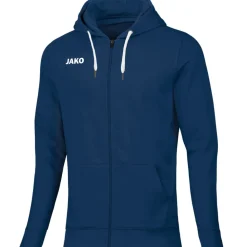 Jako Damen Kapuzenjacke Base blau