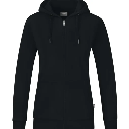 Jako Damen Kapuzenjacke Organic schwarz