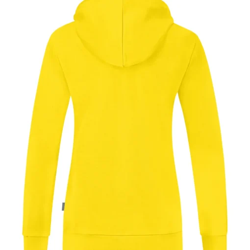 Jako Damen Kapuzenjacke Organic gelb