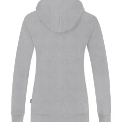 Jako Damen Kapuzenjacke Organic grau