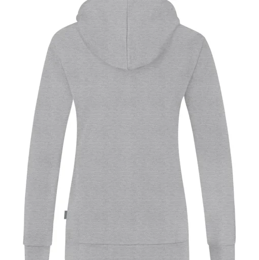 Jako Damen Kapuzenjacke Organic grau