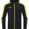 Jako Damen Kapuzenjacke Power schwarz/citro