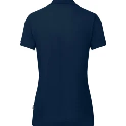 Jako Damen Polo Organic blau