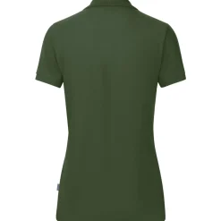 Jako Damen Polo Organic grün