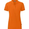 Jako Damen Polo Organic orange