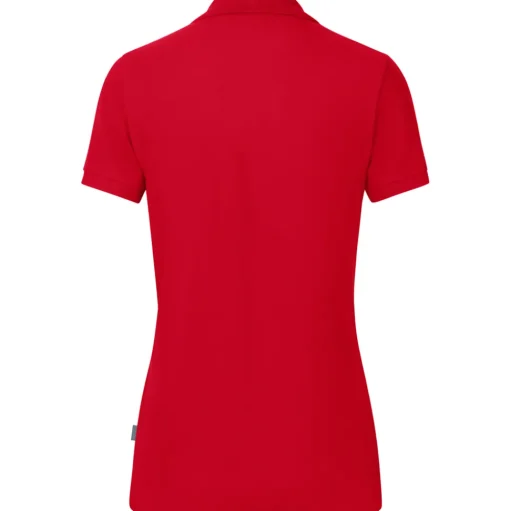Jako Damen Polo Organic rot
