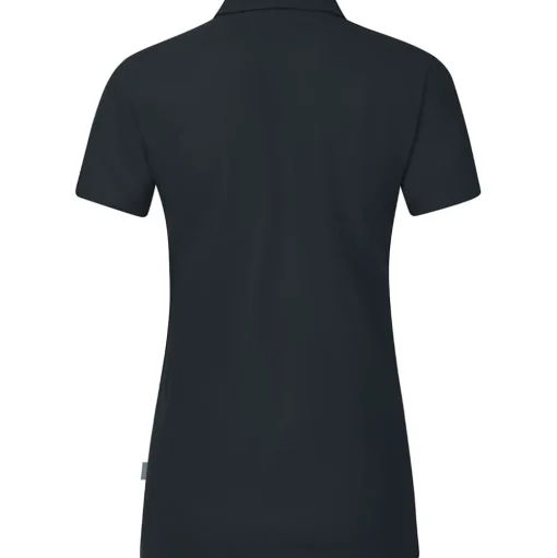 Jako Damen Polo Organic Stretch grau