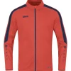 Jako Damen Polyesterjacke Power flame/marine