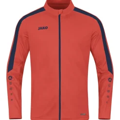 Jako Damen Polyesterjacke Power flame/marine