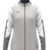 Jako Damen Polyesterjacke Dynamic Damen hellgrau-weiß-grau