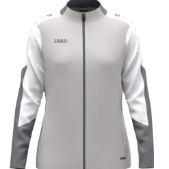 Jako Damen Polyesterjacke Dynamic Damen hellgrau-weiß-grau