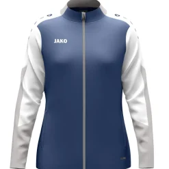 Jako Damen Polyesterjacke Dynamic Damen nachtblau-weiß-hellgrau