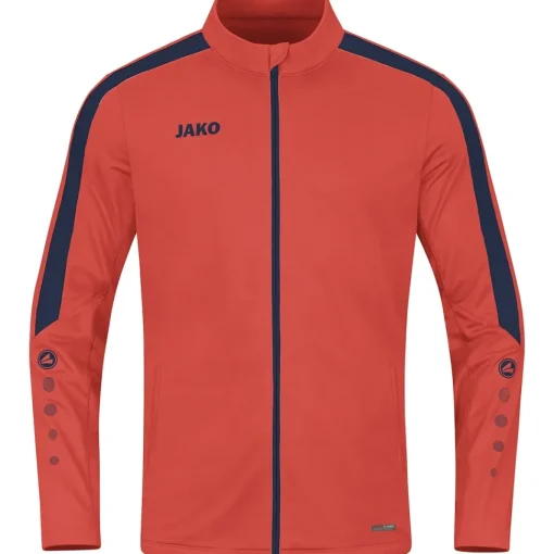 Jako Damen Polyesterjacke Power flame/marine