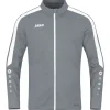 Jako Damen Polyesterjacke Power steingrau