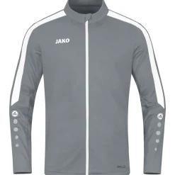 Jako Damen Polyesterjacke Power steingrau