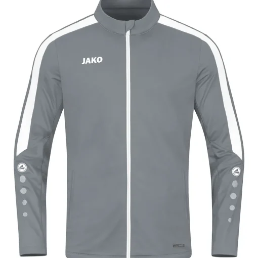 Jako Damen Polyesterjacke Power steingrau