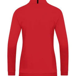 Jako Damen Polyesterjacke Challenge rot-schwarz