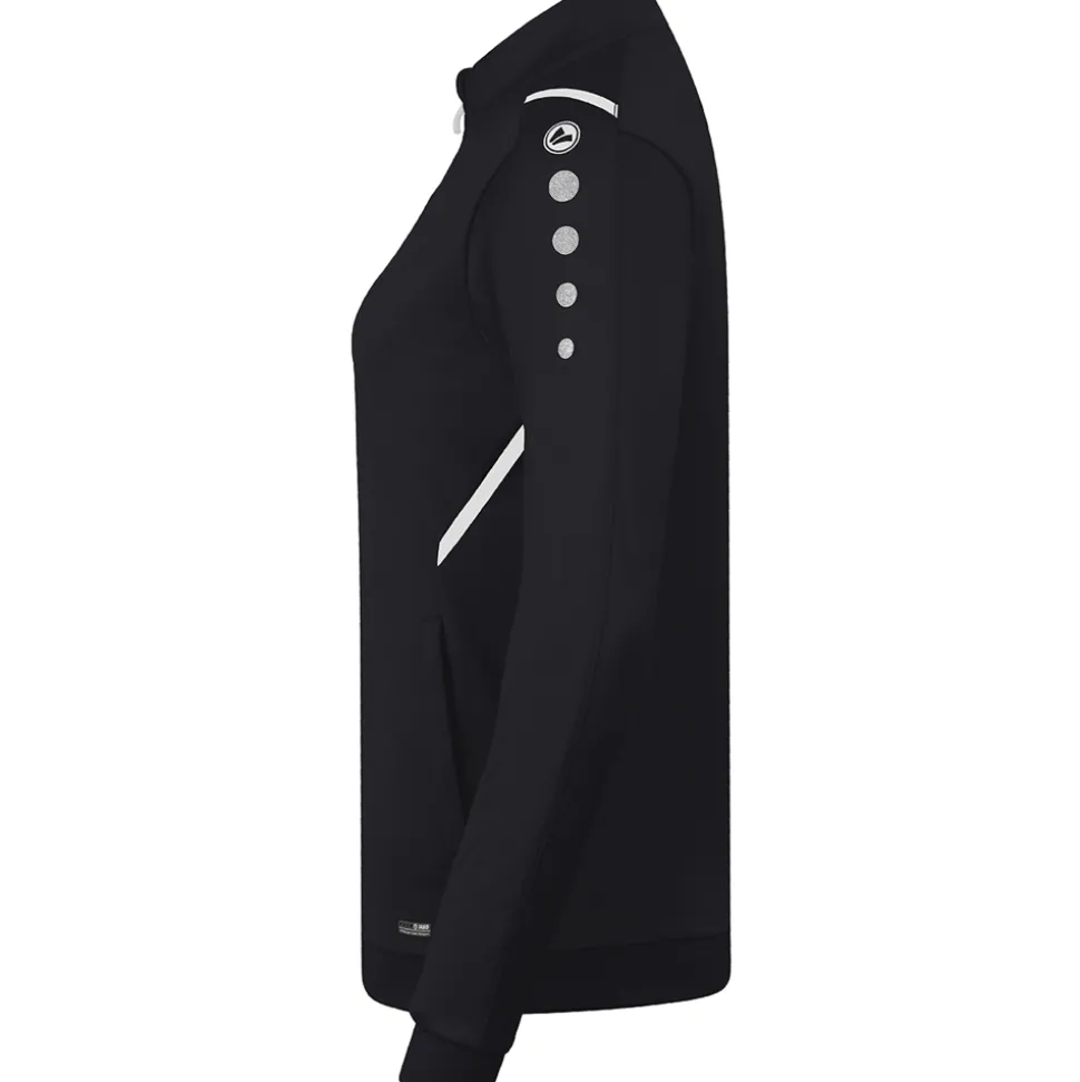 Jako Damen Polyesterjacke Challenge schwarz-weiß