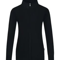 Jako Damen Sweatjacke Doubletex schwarz