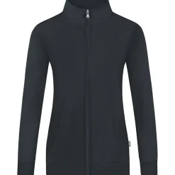 Jako Damen Sweatjacke Doubletex grau