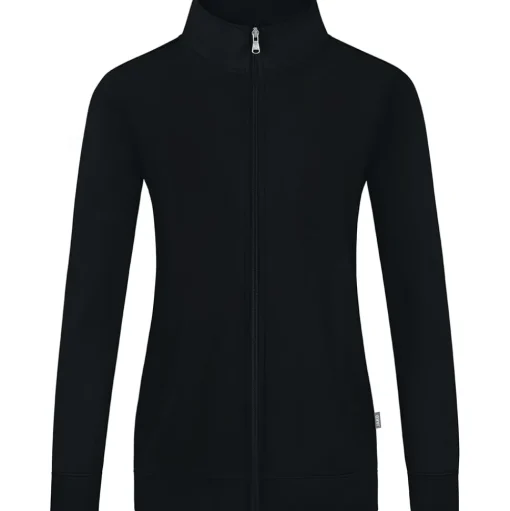 Jako Damen Sweatjacke Doubletex schwarz