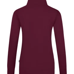 Jako Damen Sweatjacke Doubletex braun
